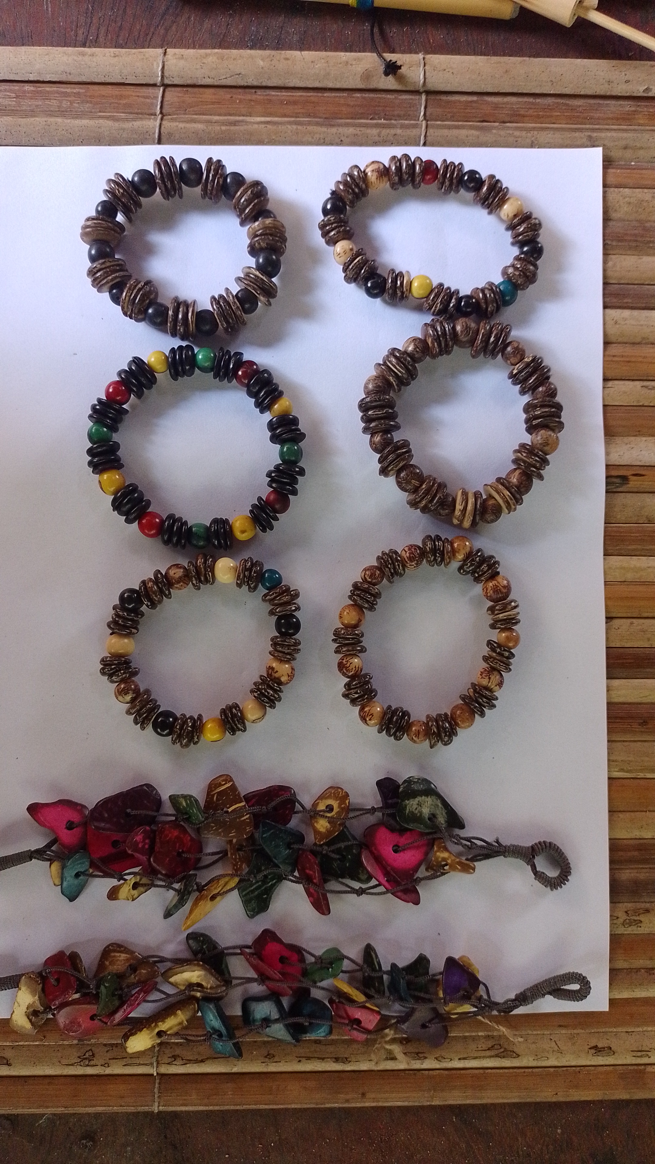 Bracelete de Açaí e Coco da Bahia